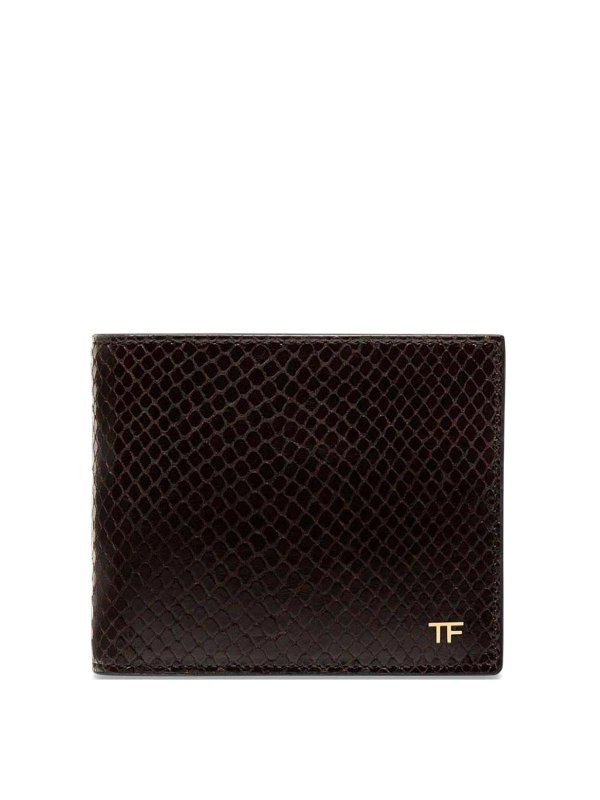 TOM FORD: Portemonnaies und Geldbörsen - Portemonnaie - Dunkelbraun