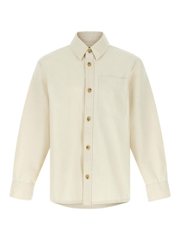 A.P.C.: camicie - Camicia da ricamo a logo