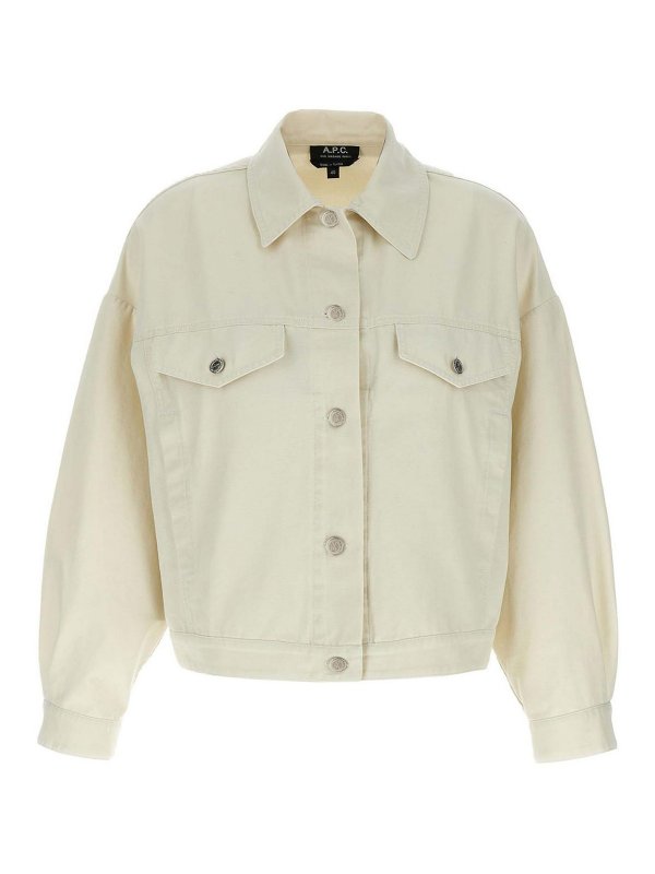 A.P.C.: カジュアルジャケット - カジュアルジャケット - 白