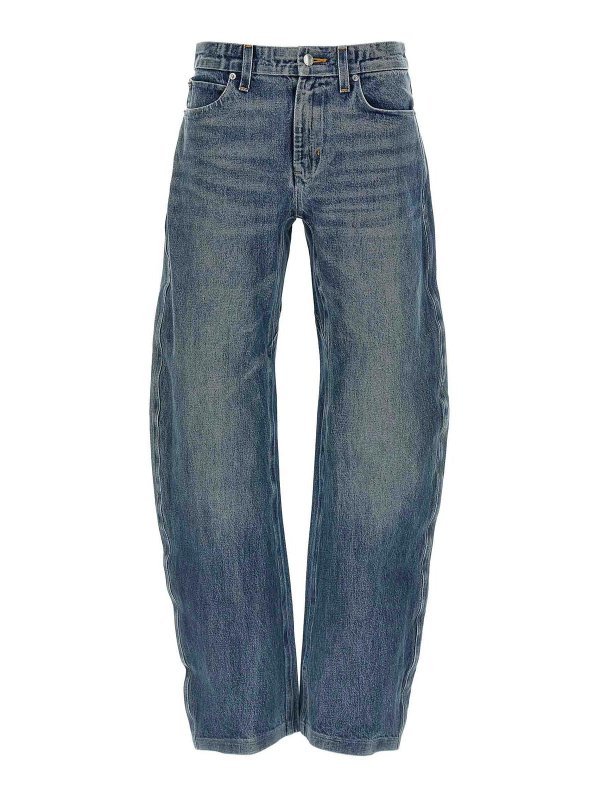 ALEXANDER WANG: Bootcut - Bootcut Jeans - Blau