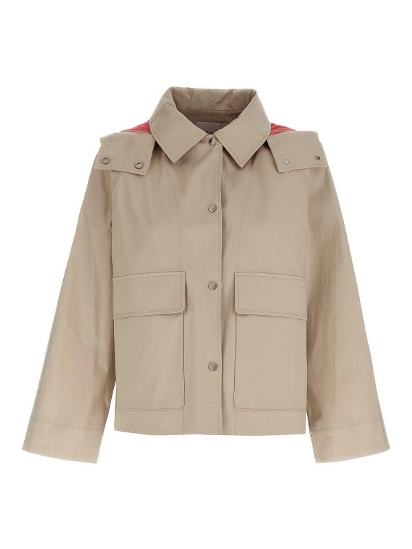 YVES SALOMON: Chaquetas casual - Chaqueta Casual - Beis