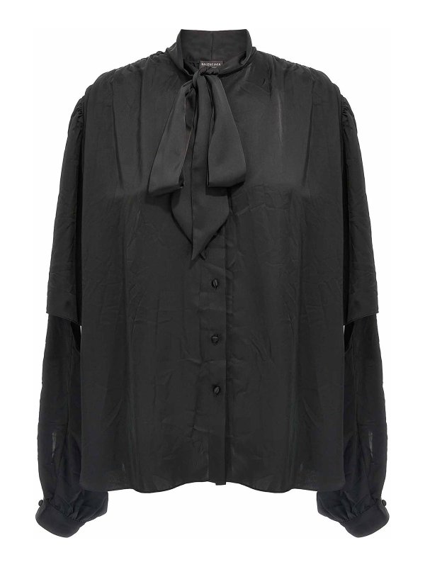 BALENCIAGA: シャツ - シャツ - 黒