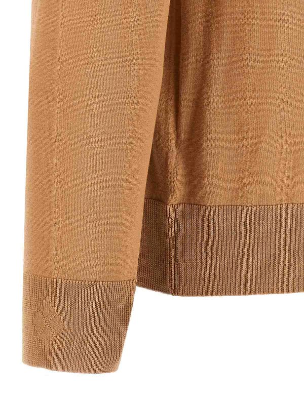 クルーネック - ベージュ shop online: BALLANTYNE