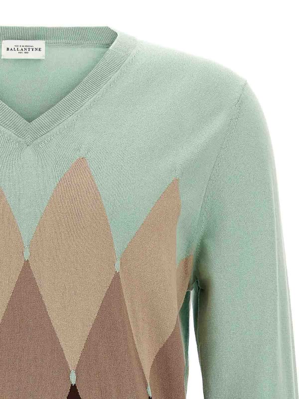 The Best Shops BALLANTYNE: Vネック - Vネック - Argyle