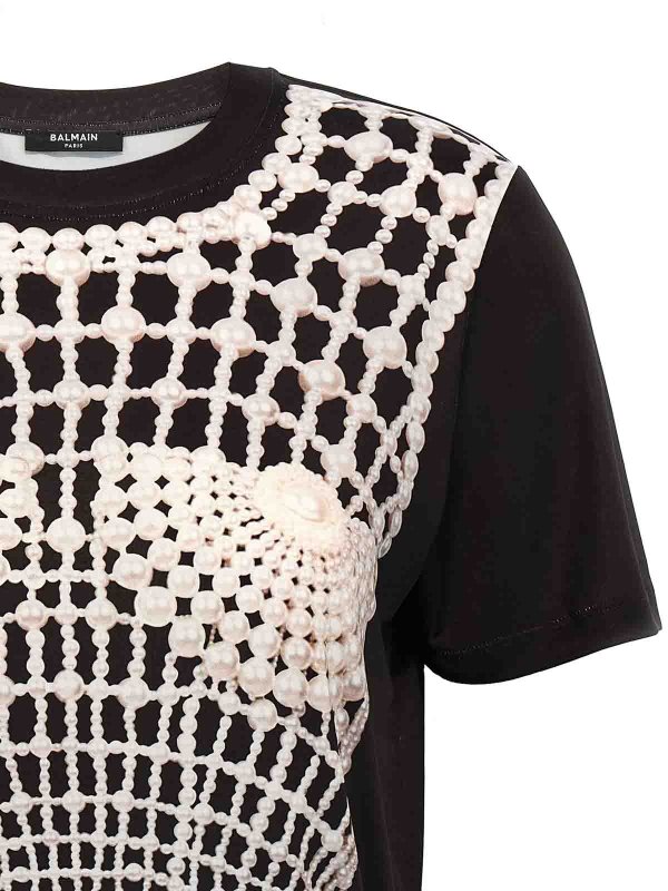 The Best Shops Balmain: Camisetas - Camiseta - Negro
