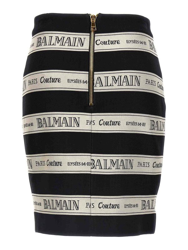 Balmain: Faldas media pierna y semilargas online - Falda Semilarga - Nastro Balmain