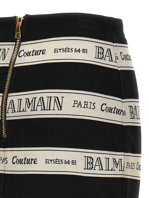 Falda Semilarga - Nastro Balmain shop online: Balmain