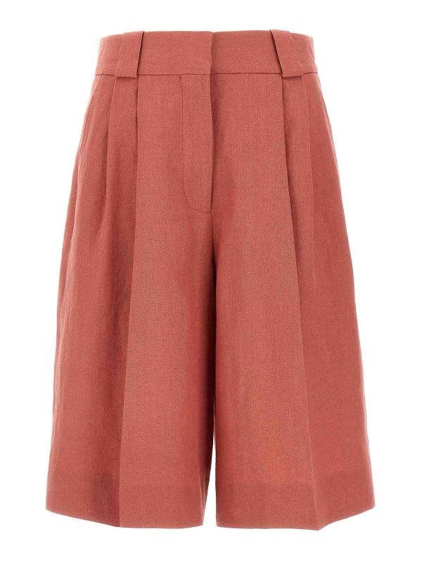 BLAZÉ MILANO: トラウザーショーツ - ショートパンツ - ヌードカラー