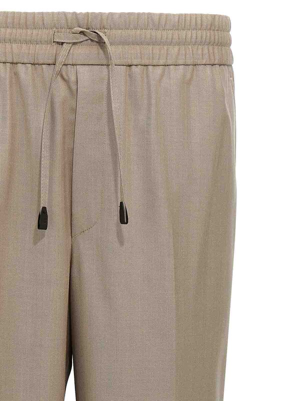 The Best Shops BRIONI: カジュアルトラウザー - カジュアルパンツ - ベージュ