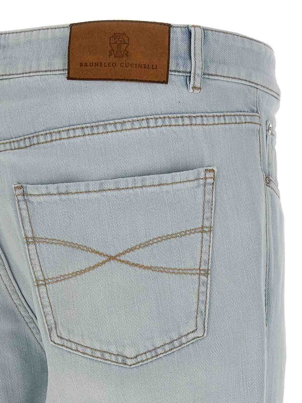ブーツカットジーンズ - ライトブルー shop online: BRUNELLO CUCINELLI
