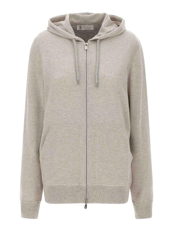 BRUNELLO CUCINELLI: スウェット＆セーター - スウェットシャツ/セーター - ベージュ