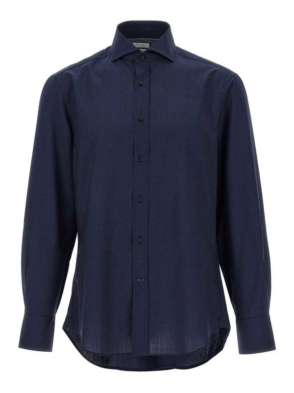 BRUNELLO CUCINELLI: shirts - Wool Shirt