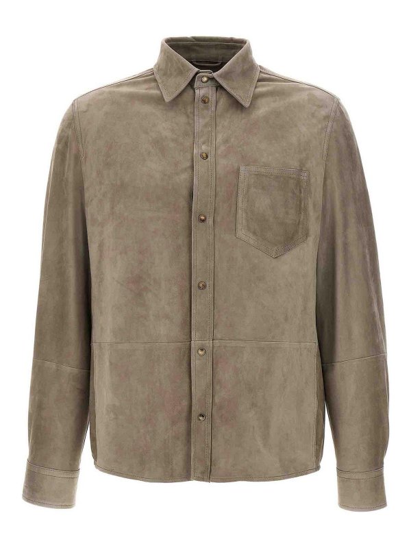 BRUNELLO CUCINELLI: Hemden - Hemd - Grau