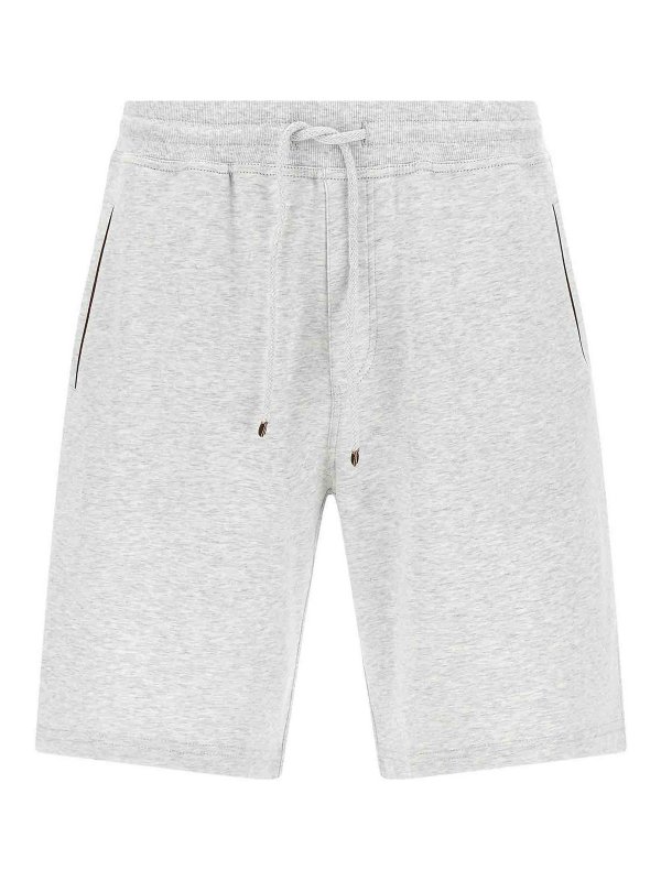 BRUNELLO CUCINELLI: トラウザーショーツ - ショートパンツ - グレー