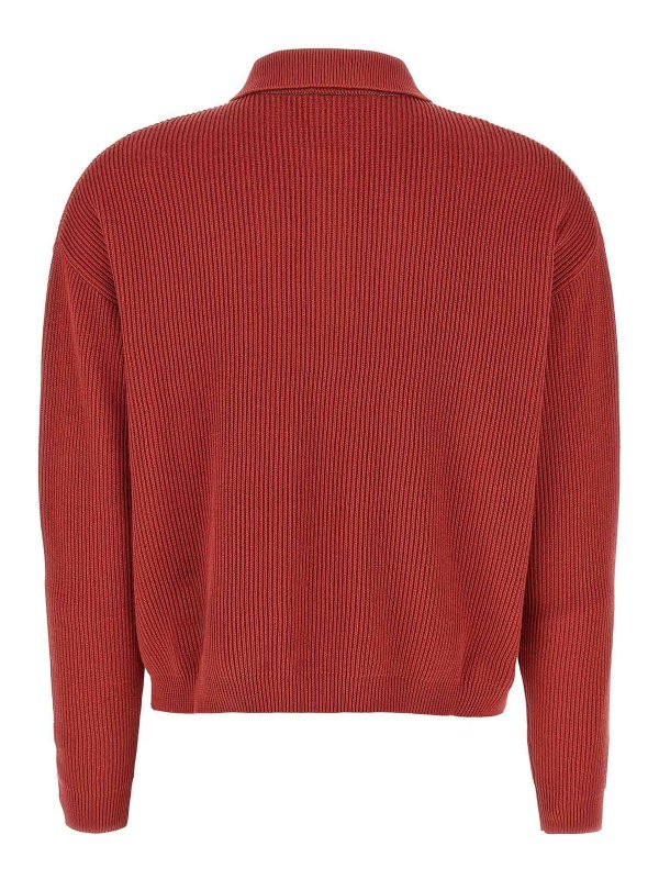 BRUNELLO CUCINELLI: ポロシャツ online - ポロシャツ - 赤