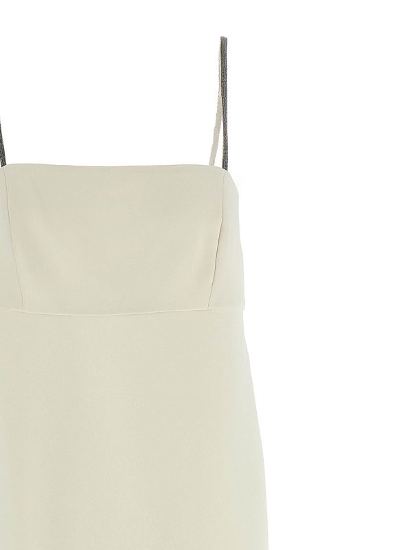 The Best Shops BRUNELLO CUCINELLI: ニーレングスドレス - 膝丈ドレス - 白