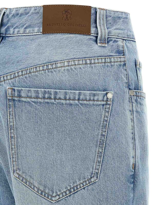 ブーツカットジーンズ - ライトブルー shop online: BRUNELLO CUCINELLI