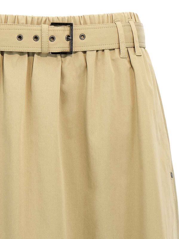 The Best Shops BRUNELLO CUCINELLI: ニーレングススカート＆ミディ丈 - 膝丈/ミディスカート - 緑