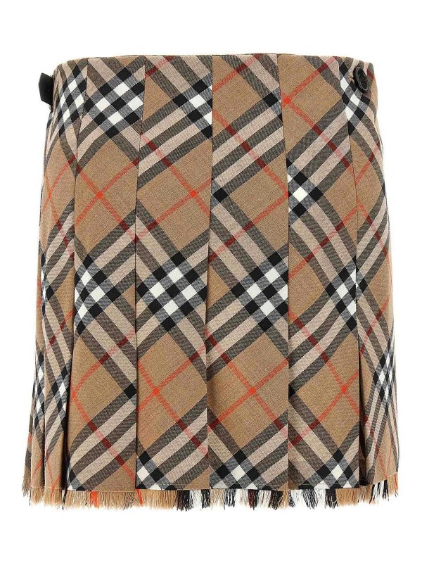 BURBERRY: Knee length skirts & Midi online - Kilt Skirt