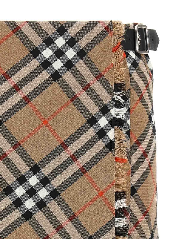 The Best Shops BURBERRY: Knee length skirts & Midi - Kilt Skirt