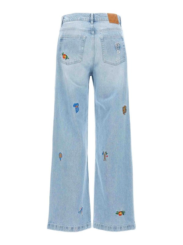 CASABLANCA: Jeans évasés online - Jean Bootcut - Bleu Clair