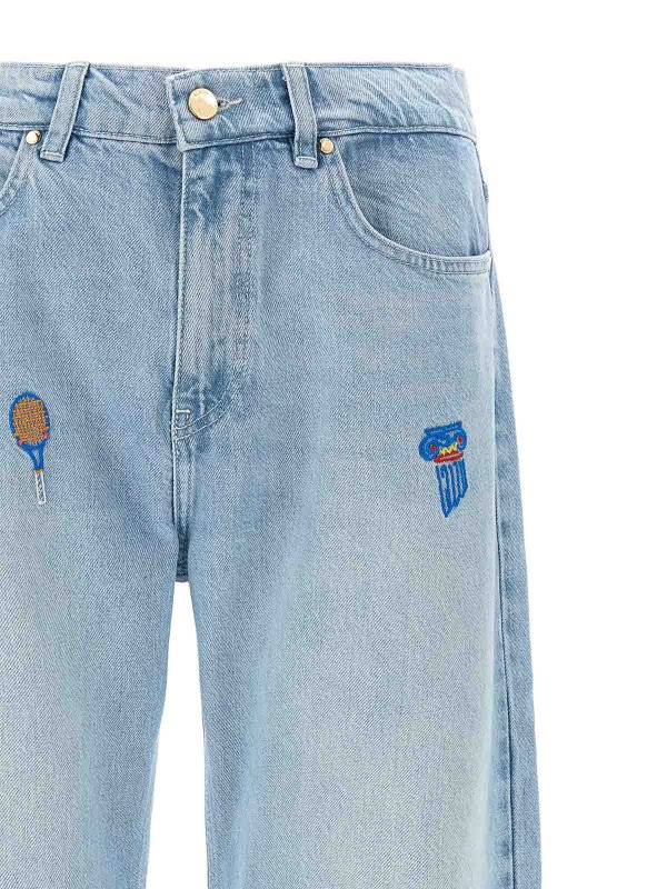 The Best Shops CASABLANCA: Jeans évasés - Jean Bootcut - Bleu Clair