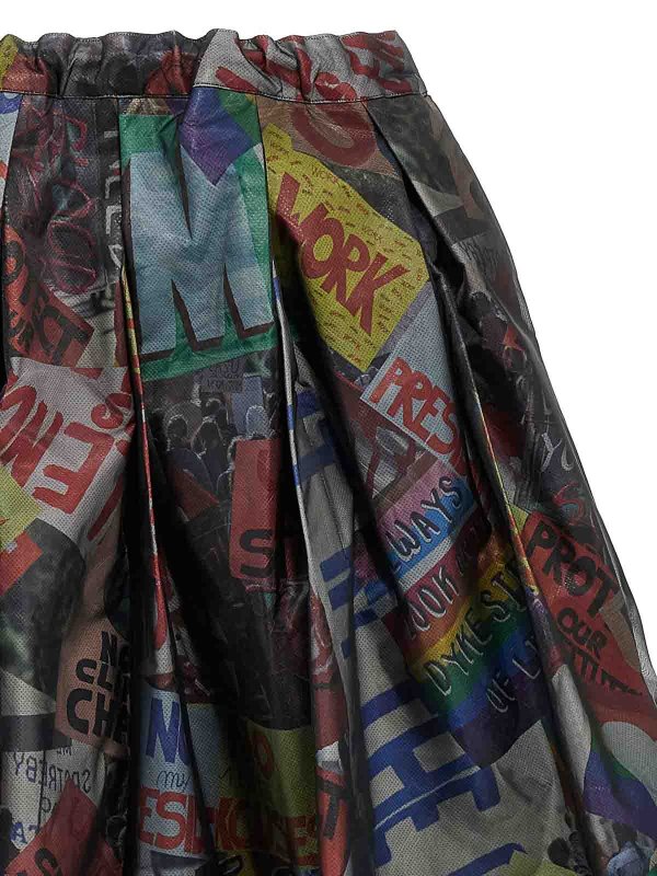 スカート COMME des GARCONS SS25 Structured midi skirt (GOS003 1) Comme Des Garcons Structured Midi Skirt - Multicolour | GOS0031