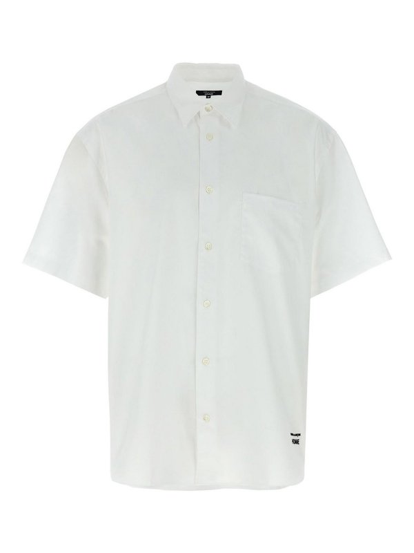 COMME DES GARÇONS HOMMES PLUS: shirts - Logo Embroidery Shirt