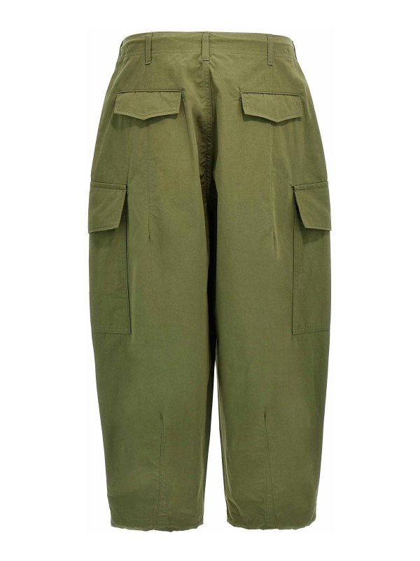 COMME DES GARÇONS HOMMES PLUS: カジュアルトラウザー online - カジュアルパンツ - 緑