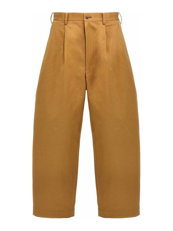 COMME DES GARÇONS HOMMES PLUS: カジュアルトラウザー - カジュアルパンツ - ブラウン