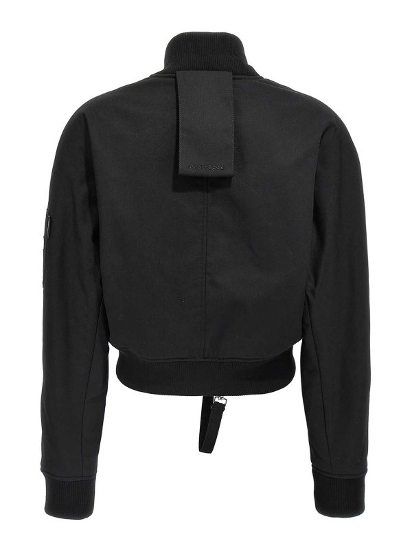 Courreges: ボンバージャケット online - ボンバージャケット - 黒