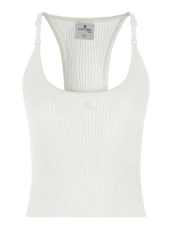 Courreges: Tops und Tank Tops - Top - Weiß