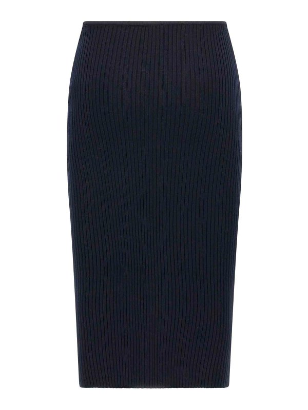 Courreges: Knee length skirts & Midi online - Loop Rib Knit Skirt