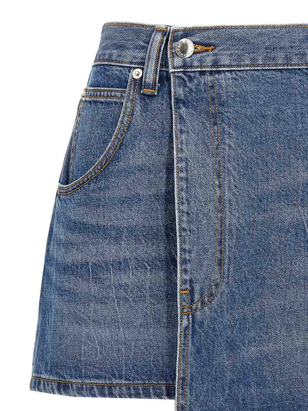 The Best Shops ALEXANDER WANG: Knielange und Midi Röcke - Midirock - Blau