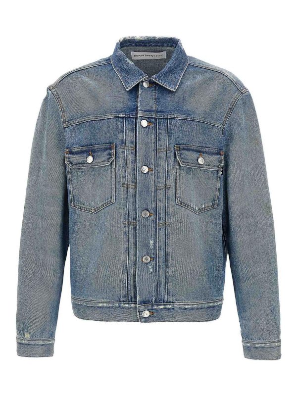 DEPARTMENT 5: デニムジャケット - ブレザー - ブルー