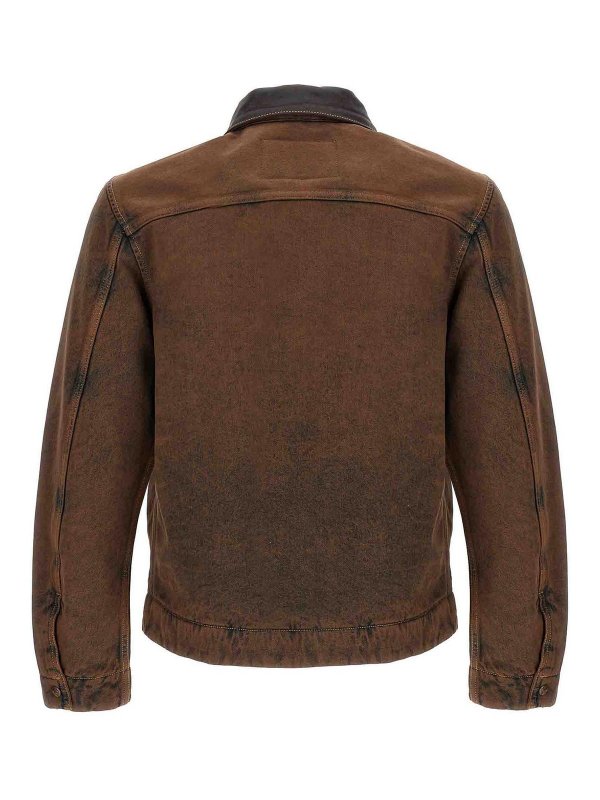 DIESEL: デニムジャケット online - ブレザー - ブラウン