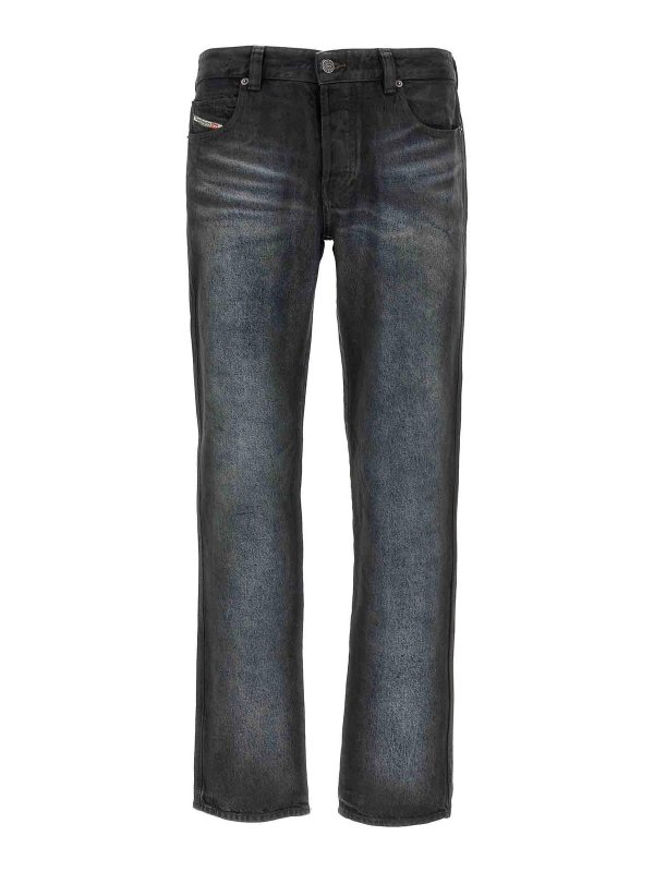 DIESEL: Bootcut - Bootcut Jeans - Schwarz
