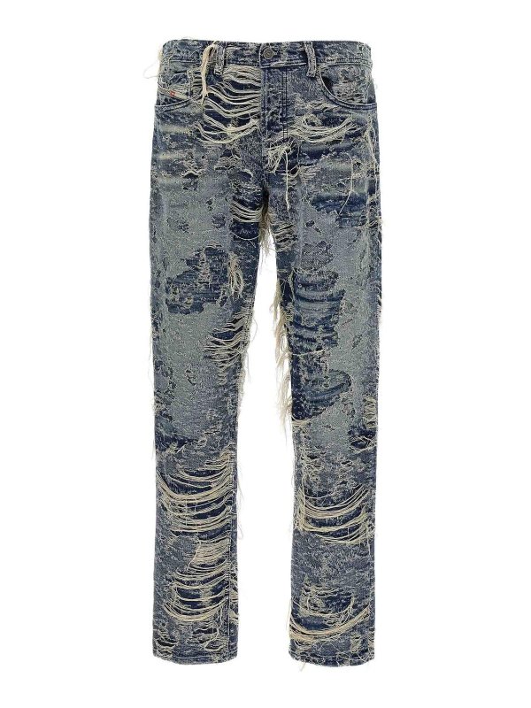 DIESEL: ブーツカットジーンズ - ブーツカットジーンズ - ブルー