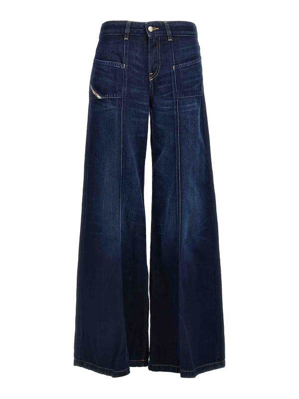 DIESEL: ブーツカットジーンズ - ブーツカットジーンズ - ブルー