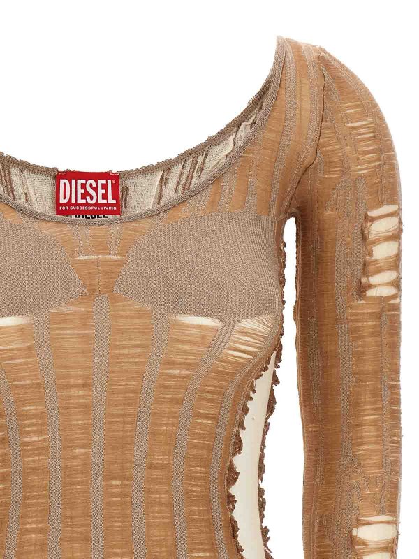 The Best Shops DIESEL: Tops y camisetas sin mangas - Top - Marrón
