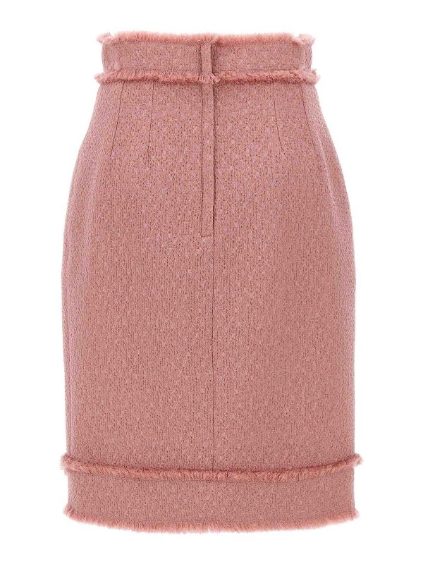 DOLCE & GABBANA: ニーレングススカート＆ミディ丈 online - 膝丈/ミディスカート - ヌードカラー