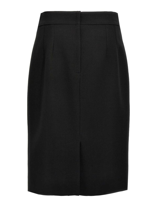 DOLCE & GABBANA: ニーレングススカート＆ミディ丈 online - 膝丈/ミディスカート - 黒