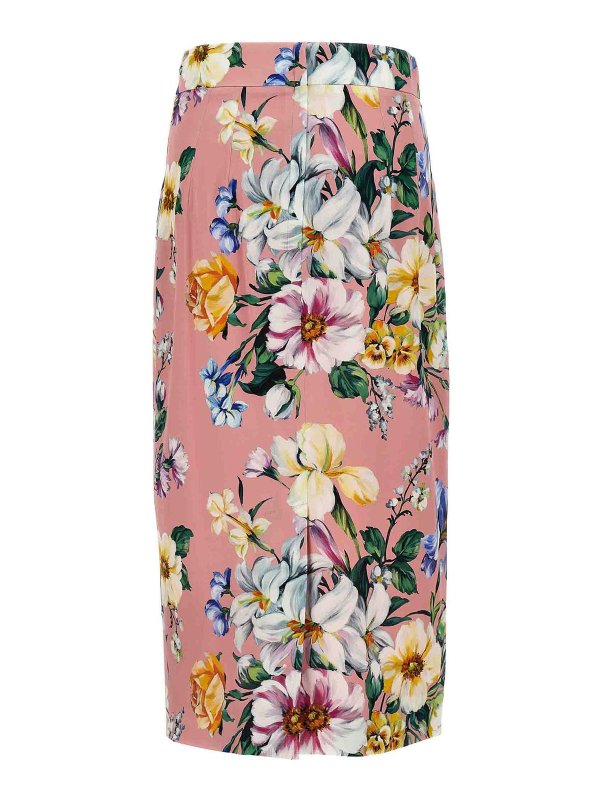 DOLCE & GABBANA: ニーレングススカート＆ミディ丈 online - 膝丈/ミディスカート - マルチカラー