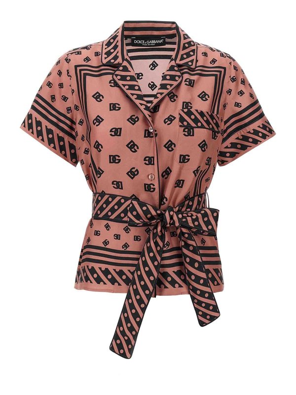 DOLCE & GABBANA: shirts - Silk Shirt