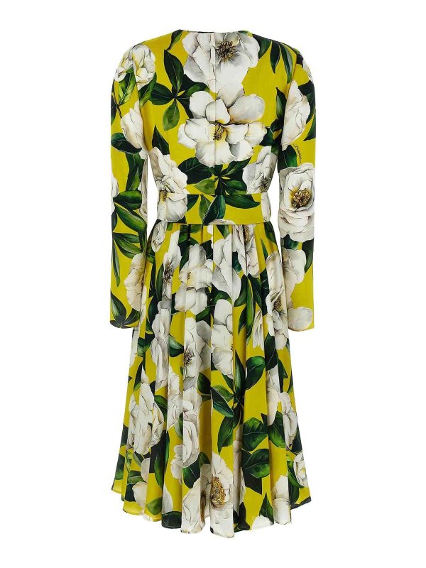 DOLCE & GABBANA: ニーレングスドレス online - 膝丈ドレス - マルチカラー