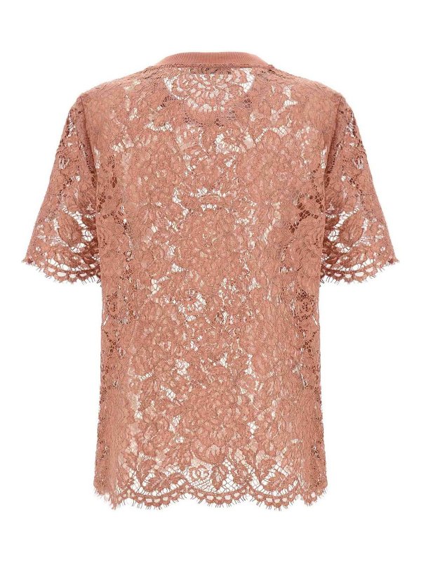 DOLCE & GABBANA: t-shirts online - Lace T-Shirt
