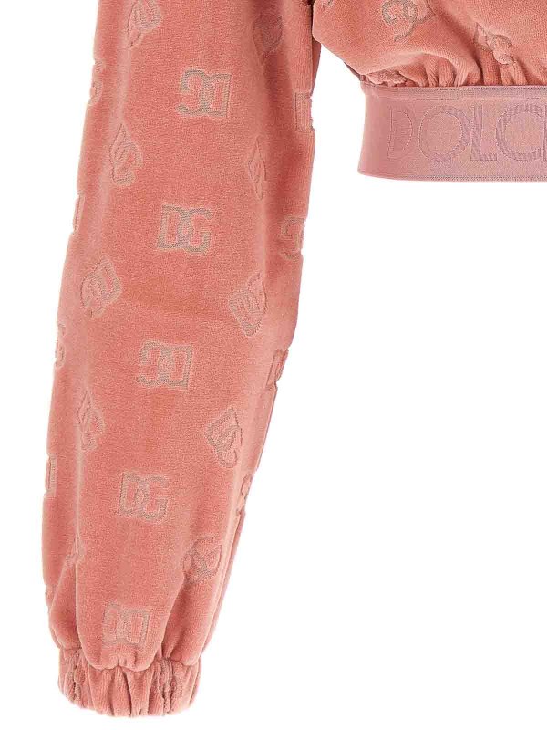 スウェットシャツ/セーター - ヌードカラー shop online: DOLCE & GABBANA