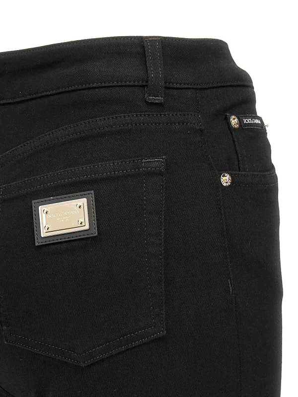 ブーツカットジーンズ - 黒 shop online: DOLCE & GABBANA