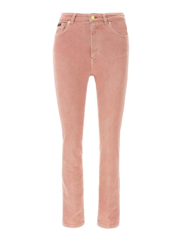 DOLCE & GABBANA: ブーツカットジーンズ - ブーツカットジーンズ - ヌードカラー