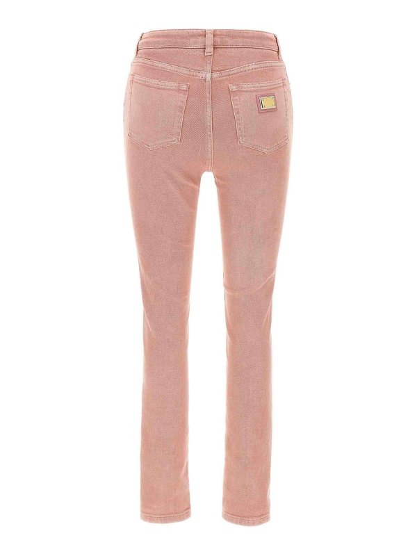 DOLCE & GABBANA: ブーツカットジーンズ online - ブーツカットジーンズ - ヌードカラー